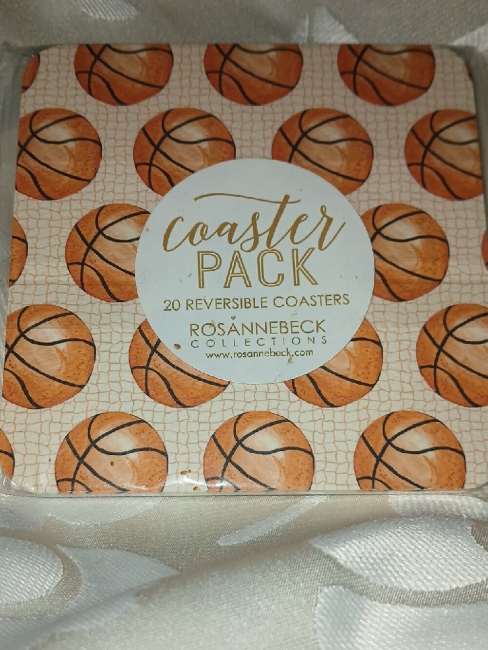 Rosanne Beck Basketball Coaster Pack